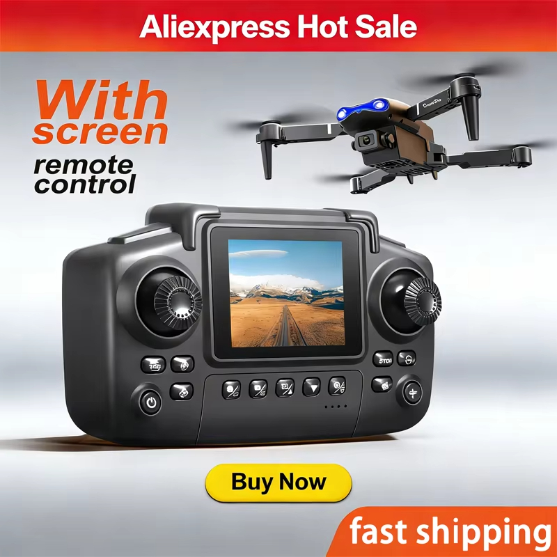 Drone E88 Rc Quadcopter - Drone Profissional 6K com Tela Dobrável