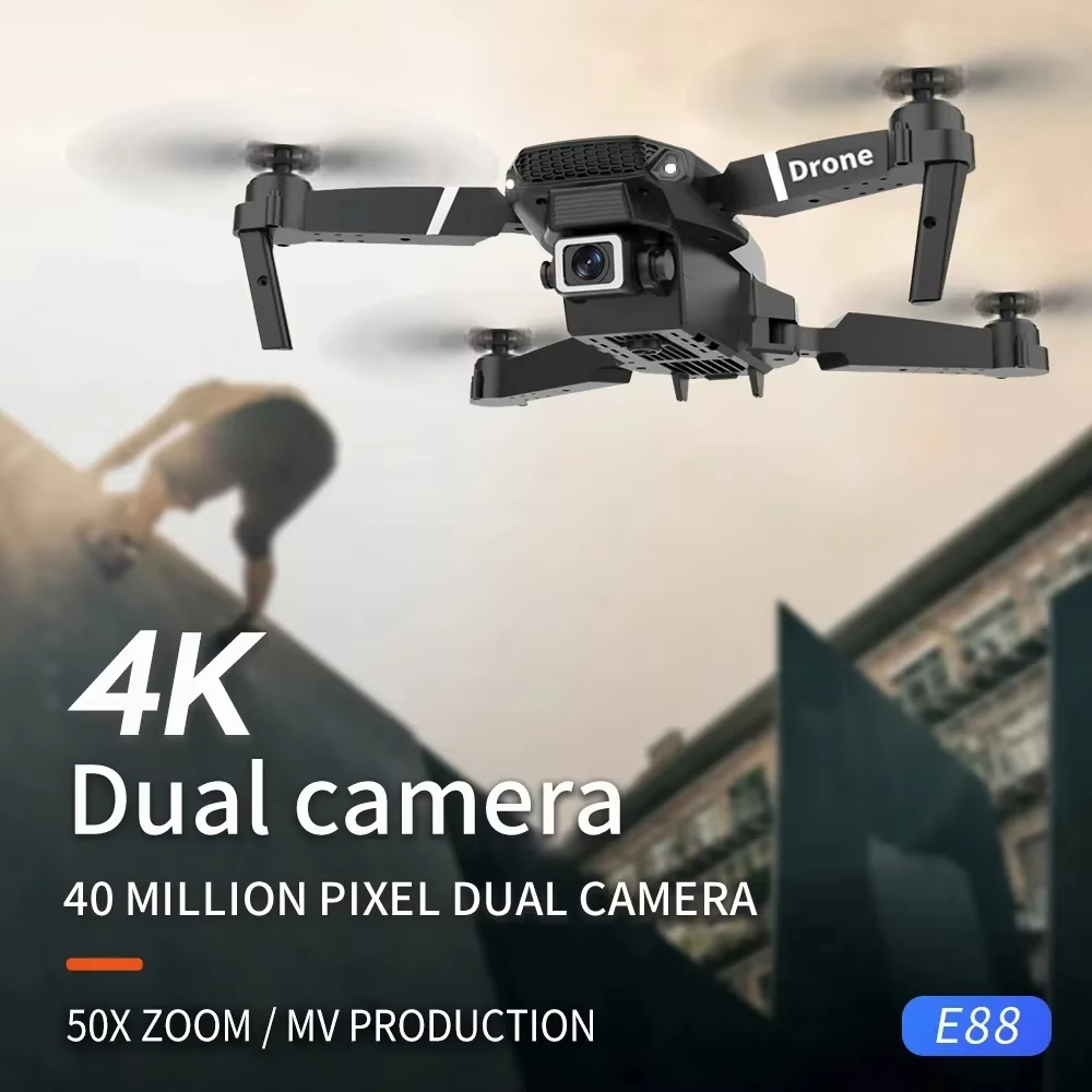 2026 Novo Drone E88 Pro Atuali - Drone E88 Rc Quadcopter avaliação e preço