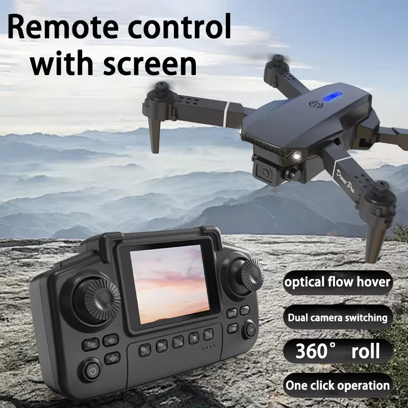 Drone Profissional 6K com Tela - Drone E88 Rc Quadcopter avaliação e preço