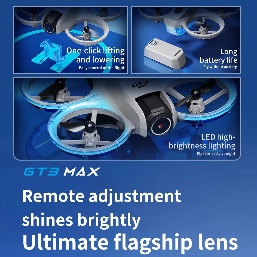 Drone GT3 Max com GPS e Fluxo  - Drone Ae Rc avaliação e preço